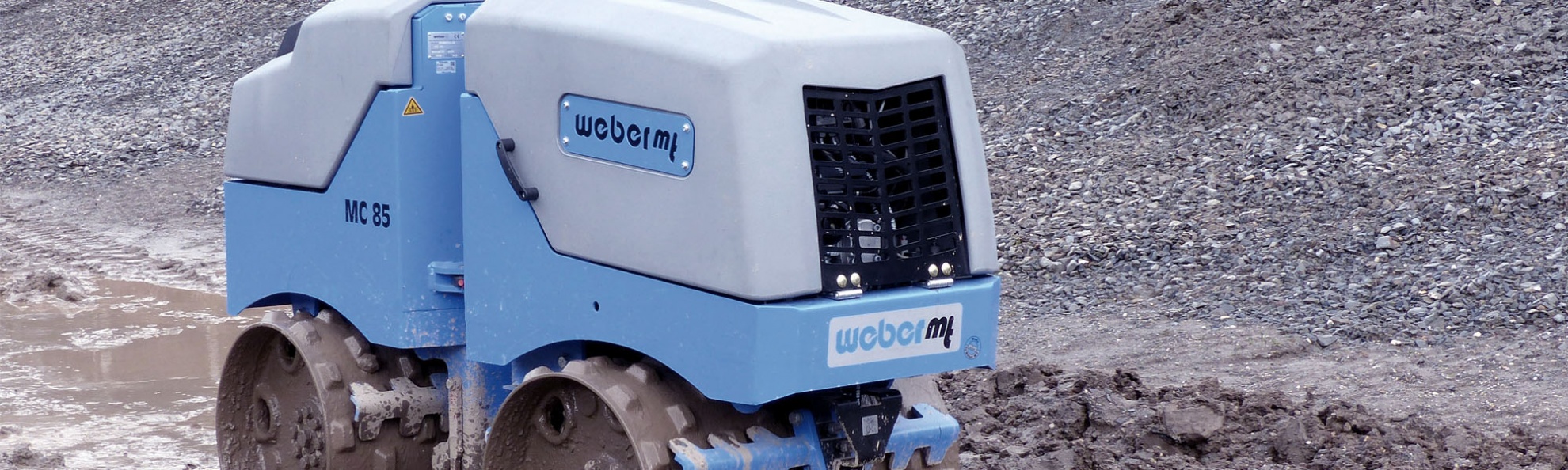 The new MC 85 Trench roller (Multipurpose compactor)